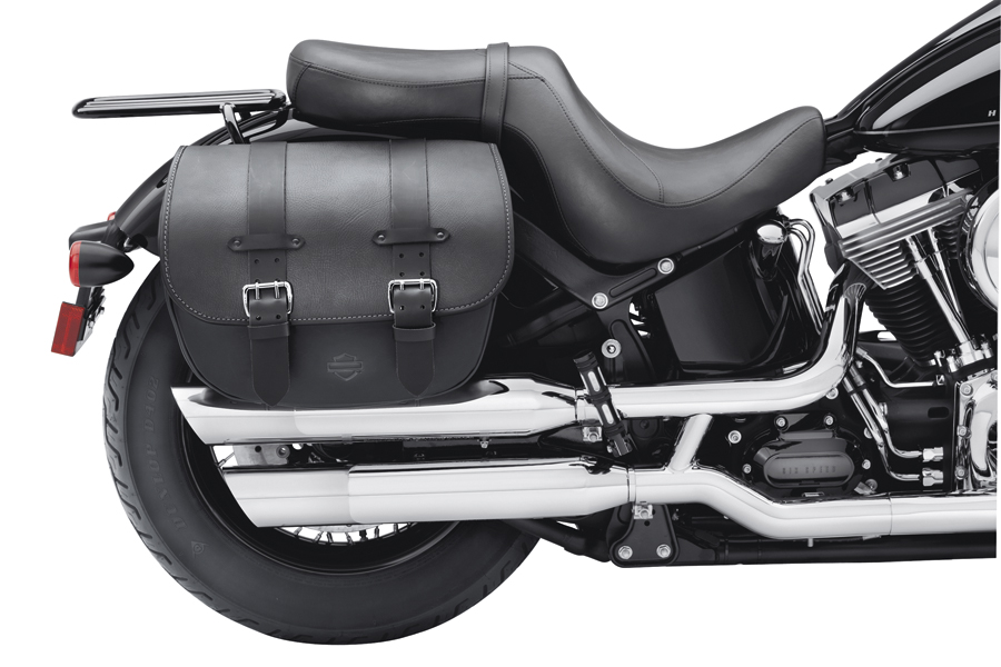 softail custom saddlebags