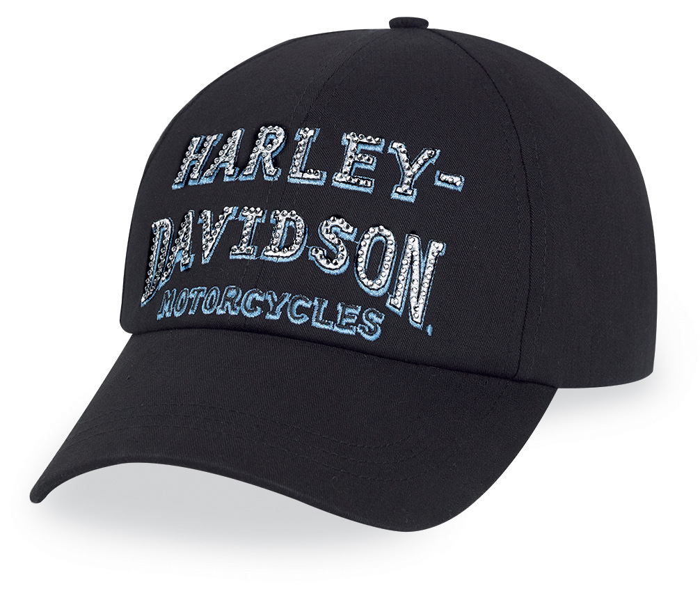97664-13VW Harley-Davidson Baseball Cap mit Strass im Thunderbike Shop