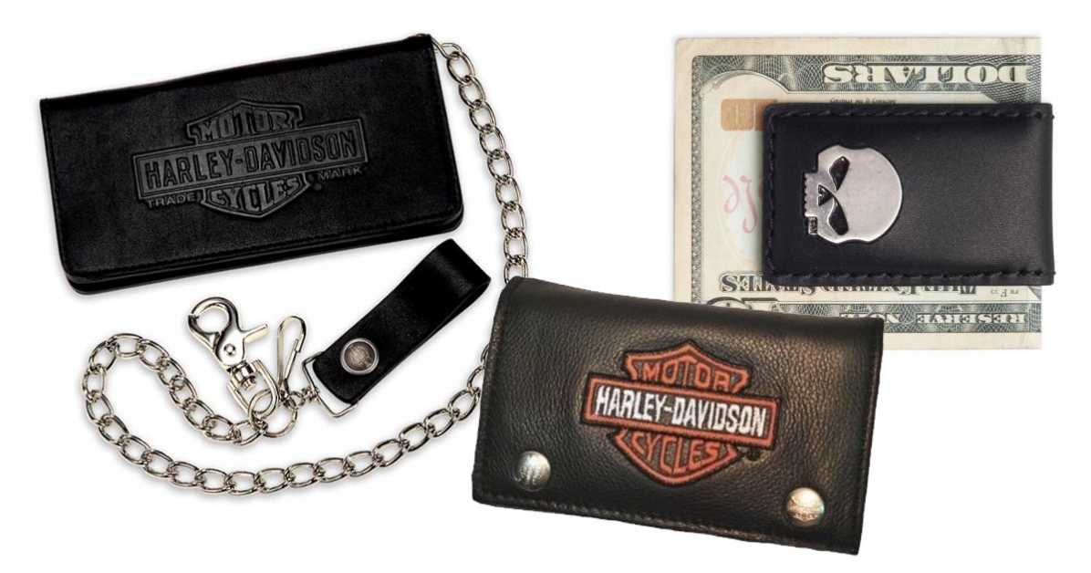 XML4328 Harley-Davidson Geldbörse Portemonnaie Geldbeutel Wallet Kette B&S or
