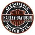 H-D Motorclothes Harley-Davidson Round Rug Slick Genuine Bar & Shield  - 117362