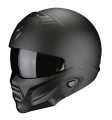 Scorpion EXO Combat II Helmet solid black matt XXL - 182-100-10-07