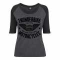 Thunderbike Damen T-Shirt New Custom Wings  - 19-11-1363V