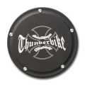 Derby Cover Thunderbike matte black anodized  - 22-72-450