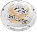 Live To Ride Derby Cover gold&chrome  - 25700961
