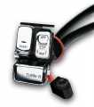 Daytona Ergonomic Handlebar Switch Kit chrome / black | only right side - 27-675
