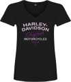 Harley-Davidson Damen T-Shirt Original Angle schwarz  - 3000169-BLCK