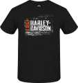 Harley-Davidson T-Shirt Tag schwarz  - 3000797-BLCK