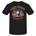 Harley-Davidson T-Shirt American Shield schwarz  - 3001703-BLCK
