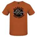 Harley-Davidson men´s T-Shirt Skello Ride orange  - 3001707-TXOR