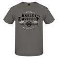 Harley-Davidson T-Shirt Flagged grau  - 3001711-SMGY