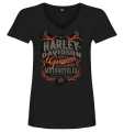 Harley-Davidson Damen T-Shirt H-D Genuine Label schwarz XS - 3001744-BLCK-XS