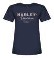Harley-Davidson Damen T-Shirt H-D Burst blau  - 3001748-NAVY