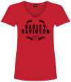 Harley-Davidson women´s T-Shirt Ladies Simple red S - 3001789-BRRD-S
