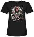 Harley-Davidson Damen T-Shirt Wreath schwarz  - 3001792-BLCK
