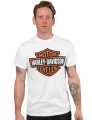 Harley-Davidson T-Shirt Bar & Shield weiß  - 40291549V