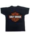 Harley-Davidson Kinder T-Shirt Bar & Shield schwarz  - 40291580V
