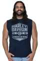 Harley-Davidson men´s Muscleshirt Forged blue  - 40291618V