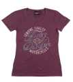 Harley-Davidson Damen T-Shirt Circular Maroon rot XXL - 40291692-XXL