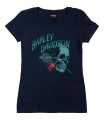 Harley-Davidson Damen T-Shirt Frenzy Skull midnight navy blau XXL - 40291706-XXL