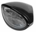Headlight Fritz II black | clear - 42-99-555