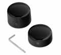Rear Axle Nut Cover Kit smooth black  - 43000018