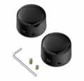 Front Axle Nut Cover Kit black  - 43000026