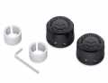 Front Axle Nut Covers Willie G. Skull black  - 43000096