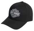 H-D Motorclothes Harley-Davidson Dealer Baseball Cap Bar & Shield black/white  - 50290020
