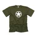 Fostex White Star T-Shirt grün  - 545015V