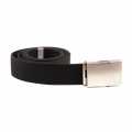 MCS Web belt cotton 132cm black - 545576