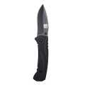 101 Ghost Messer schwarz mit Carved Handle  - 545652