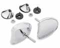Tapered Fairing Mount Mirrors chrome  - 56000098A