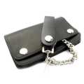 Amigaz Leather Biker Wallet black with chain  - 563414