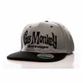Gas Monkey Garage GMG Round Logo Snapback Cap Black/Grey  - 574882