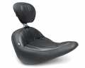 Mustang Standard Touring Solo Seat with Backrest, Dagger black  - 578018