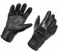 Biltwell Belden Handschuhe schwarz/redline  - 581260V