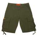 West Coast Choppers Caine Ripstop Cargo Shorts Olive Green M - 588663
