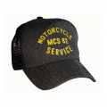 MCS Service Trucker Cap Black Denim  - 593711