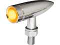 Highsider Mono Bullet LED turn signals chrome - 61-8415