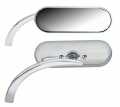 Arlen Ness Micro Spiegel Mini Oval chrom rechts - 64-8320