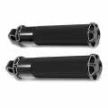 Arlen Ness Beveled Fusion Footpegs black  - 65-4109