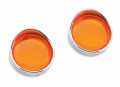 Blinker-Zierringe Bullet Vorn oder Hinten, Orangefarbene Gläser  - 69756-05