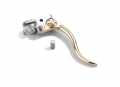 Kustom Tech Deluxe Brake Lever Assembly polish alu with polished brass lever  - 89-0510