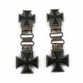 Ryder Front Laced Boot Clips Maltese Cross  - 904308