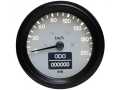 MMB ELT60 Basic Speedometer Black, White Faceplate, 0-220 km/h  - 91-1648