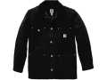 Carhartt Firm Duck Chore Coat Black  - 91-5465V