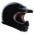 Torc T-3 Retro MX Helmet ECE gloss black  - 91-6170V