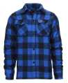 MCS Lumberjack flannel shirt checkered blue/black  - 925363V