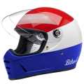 Biltwell Lane Splitter Helmet Podium red/white/blue  - 925642V