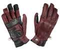 By City Oxford Ladies Gloves burgundy red/brown M - 925728